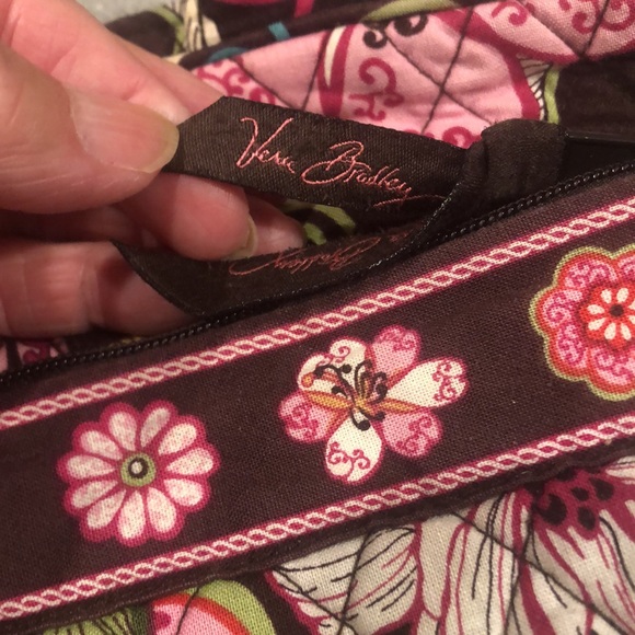 Vera Bradley Laptop/Multi Purpose Bag, Large & Front Pocket,Brown Floral - Picture 3 of 10